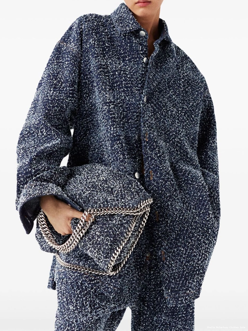 Affordable coat Stella oversized boucle-construction McCartney Women 0819